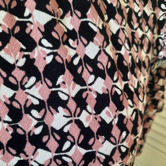 Adrienne vittadini smocked neck top blouse sz medium *2 - Picture 7 of 9